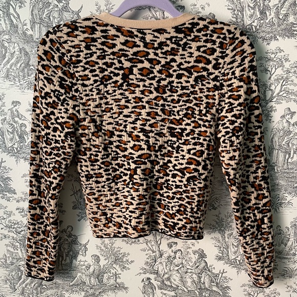 Cheetah Print cardigan - Picture 5 of 7